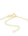 yellow gold compass pendant necklace