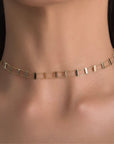 gold bar necklace