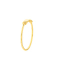 Real 14K Solid Gold Bar Ring