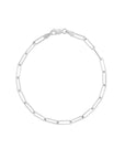 Real 14K Solid Gold Paperclip Link Chain Bracelet