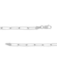 Real 14K Solid Gold Paperclip Link Chain Bracelet