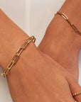 14K Solid Gold Paperclip Chain Bracelet, Paperclip Bracelet, Paper Clip Bracelet, Gold Link Bracelet, Gold Chain Link Bracelet, Thin Gold Bracelet, Yellow Gold Bracelet, 14K Gold Bracelet For Women, Real Gold Brcelet, Minimalist Bracelet, Simple Gold Bracelet, Everyday Bracelet, Dainty Gold Bracelet, Delicate Bracelet.