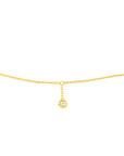 diamond choker chain