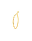 Solid 14K Real Gold Chevron Ring