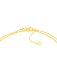 gold diamond anklet