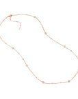 yellow gold station necklace