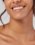 gold diamond choker necklace