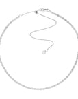 mirror chain link necklace