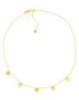 dangle choker necklace