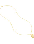 gold cross medallion
