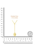 14 karat gold lariat necklace