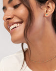 chain beaded choker necklace