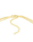 14k gold layered necklace