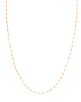 vintage 14k gold bead necklace