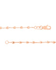 Real 14K Solid Gold Bead Chain Necklace