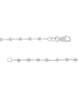 gold bead necklace 14k