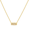 diamond bar necklace