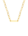 bar choker necklace