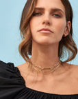 14k gold choker chain