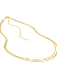 gold layered necklace