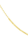 Real 14K Solid Gold Paperclip Chain