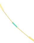 gold station necklace