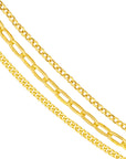 gold stacking necklaces
