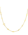 14k gold cross necklace