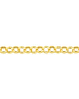 14K Real Gold Minimalist Rolo Chain Anklet