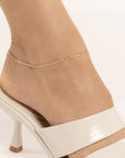 Solid 14K Real Gold Cuban Link Chain Anklet, Curb Chain Anklet, Solid Gold Anklet, Anklets For Women, Gold Ankle Bracelet, Adjustable Anklet, Minimalist Anklet, 14K Gold Anklet, Dainty Anklet, 14K Gold Chain Anklet, Foot Bracelet, Foot Chain Bracelet, Delicate Anklet, Gold Chain Anklet, 14K Gold Jewelry For Women.