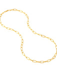 gold paperclip necklace