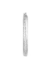 10K Real Gold Hammered Hoop Earrings