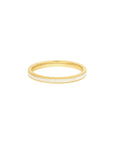 Real 14K Solid Gold Enamel Band Ring