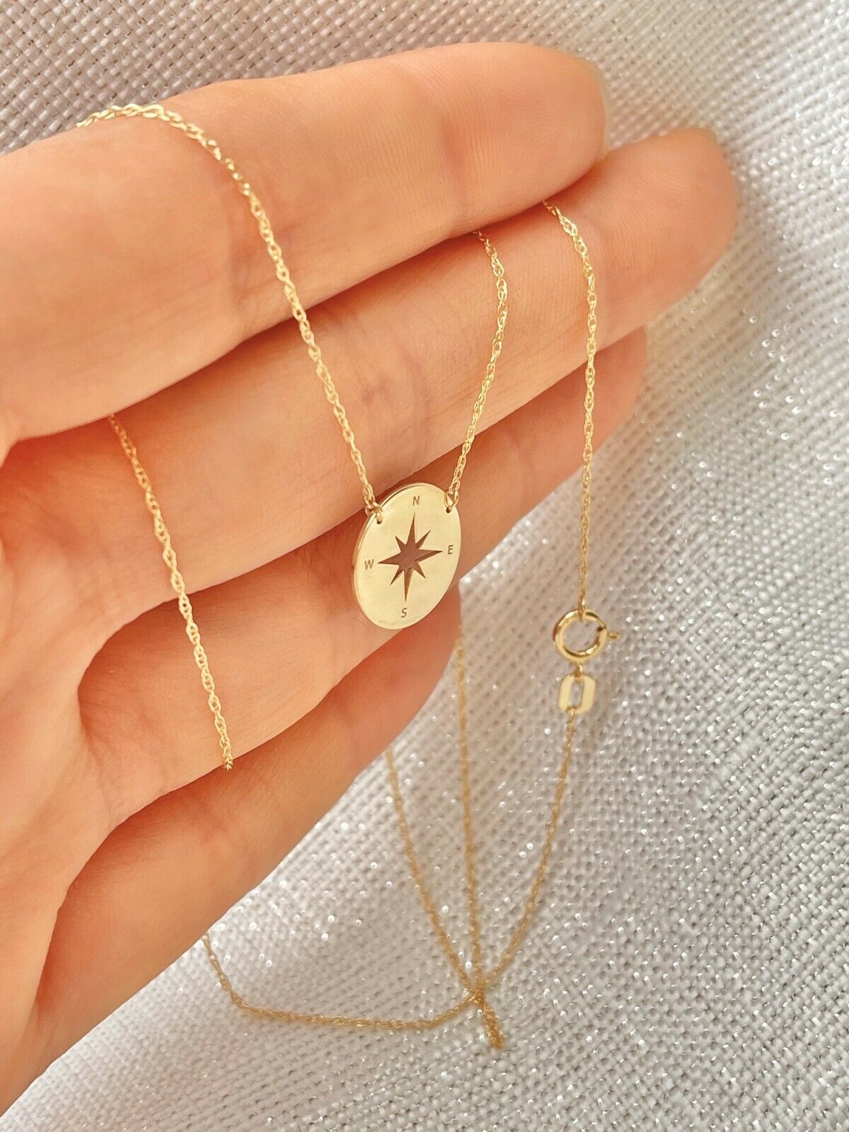 14k yellow gold small bb solid star wish upon a star pendant charm