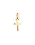 Small 14K Solid Gold Cross Pendant