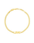 14k gold cuban chain bracelet