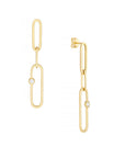 14k gold diamond earrings