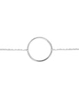 14k gold circle bracelet