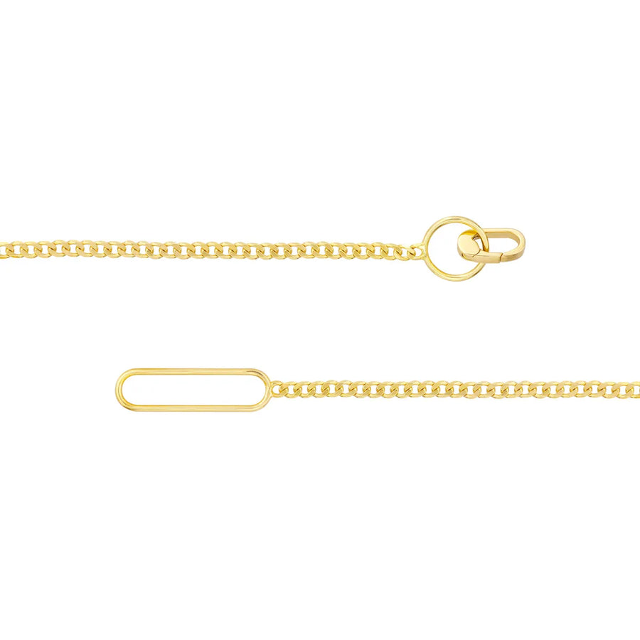 14k gold cuban chain bracelet