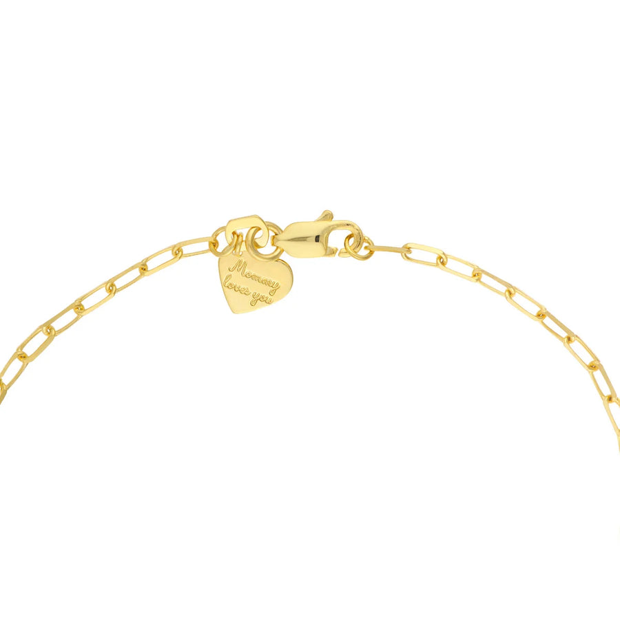 girls 14k gold bracelet