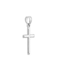 14K Real Gold Simple Cross Pendant