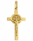 14k solid gold San Benito cross