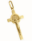 gold San Benito Cross pendant