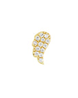 gold diamond earrings