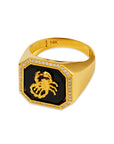 14k gold signet ring