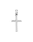 14K Real Gold Simple Cross Pendant