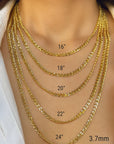 14 karat gold cuban chain