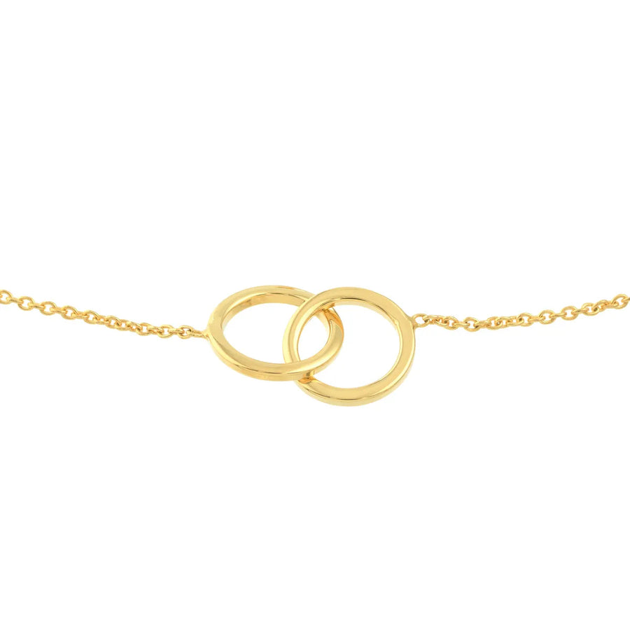 gold infinity bracelet