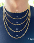 real gold necklace for men