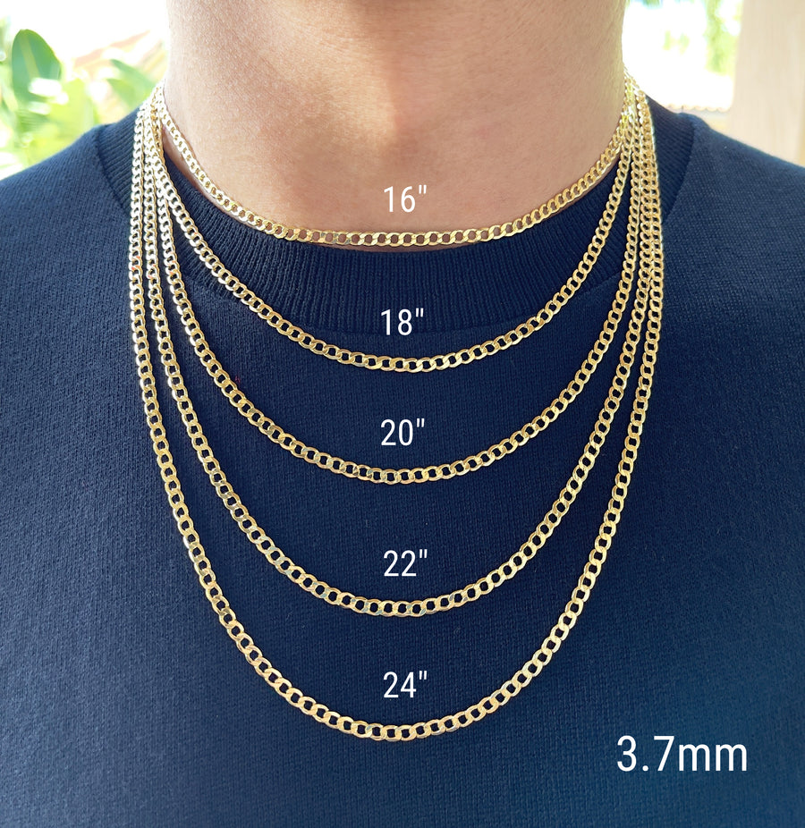 real gold necklace for men